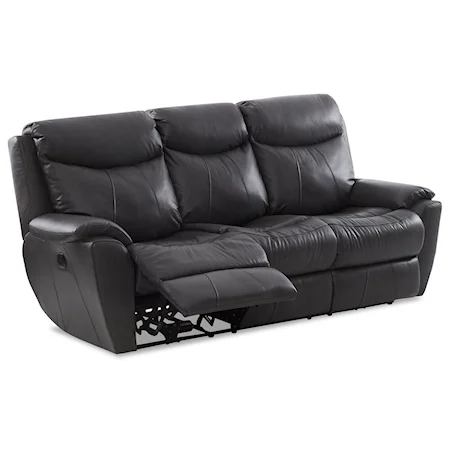 Casual Power Reclining Sofa with Kool Gel Cushions & USB Ports